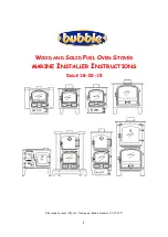 Preview for 1 page of Bubble 7 B Installer'S Instructions