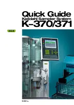 Предварительный просмотр 1 страницы Buchi K-370 Quick Manual