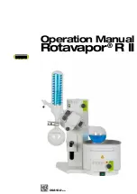 Buchi Rotavapor R II Operation Manual предпросмотр