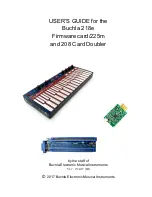 Предварительный просмотр 1 страницы Buchla Electronic 218e User Manual