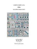 Buchla 200e series User Manual preview