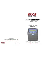 Предварительный просмотр 1 страницы Buck BUCK-Libra Plus LP-5 Instruction Manual