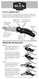 Buck Flashpoint 770 Operating Instructions предпросмотр