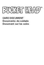 Предварительный просмотр 1 страницы Bucket Head BH0100 Care Document