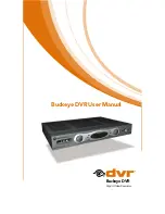 Preview for 1 page of Buckeye Digital Video Recorder User Manual