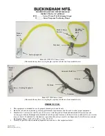 Предварительный просмотр 1 страницы Buckingham 4812 Series Instructions & Warnings