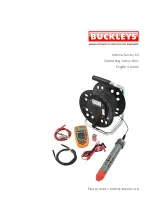 Buckleys 6004-0093 Operating Instructions Manual preview