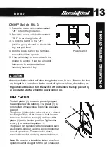 Preview for 13 page of Bucktool BD1801 Instruction Manual