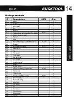 Preview for 13 page of Bucktool DC30A Instruction Manual