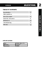 Preview for 2 page of Bucktool SCM4500 Instruction Manual