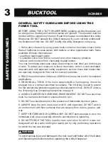 Preview for 3 page of Bucktool SCM4500 Instruction Manual