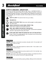 Предварительный просмотр 4 страницы Bucktool TDS-200C4HL Instruction Manual