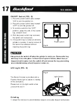 Предварительный просмотр 18 страницы Bucktool TDS-200C4HL Instruction Manual