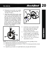 Предварительный просмотр 21 страницы Bucktool TDS-200C4HL Instruction Manual