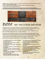 Предварительный просмотр 4 страницы Budda MN-100 User Manual