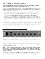 Preview for 7 page of Budda Superdrive 112 COMBO User Manual