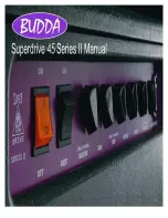 Budda Superdrive 45 Series II Manual предпросмотр