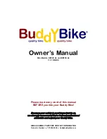 Предварительный просмотр 1 страницы Buddy Bike BB102-AL Owner'S Manual