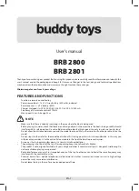 Buddy Toys BRB 2800 User Manual preview