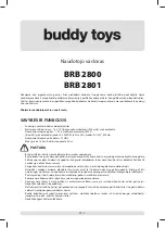 Preview for 37 page of Buddy Toys BRB 2800 User Manual