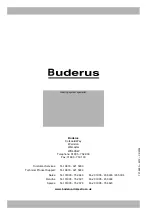 Preview for 80 page of Buderus 500 - 24/C Servicing Manual