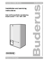 Buderus 600-11R Installation And Servicing Instructions preview