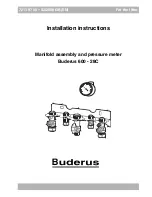 Предварительный просмотр 1 страницы Buderus 600 - 28C Installation Instructions