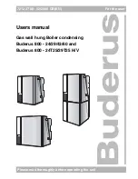 Preview for 1 page of Buderus 800 - 24 User Manual