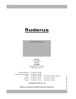 Предварительный просмотр 8 страницы Buderus 800 - 24 User Manual