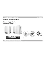 Buderus GB142 User Manual предпросмотр