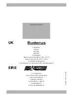 Preview for 12 page of Buderus GB162-80 Installation Instructions Manual