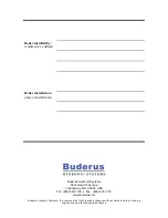 Предварительный просмотр 31 страницы Buderus HS 2102 Service Manual