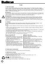 Preview for 14 page of Buderus Logafix BU-H Installation And Operating Instructions Manual