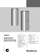 Предварительный просмотр 1 страницы Buderus Logalux  PR 750-120 Installation And Maintenance Instructions Manual