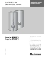 Buderus Logalux SM300/1 Installation And Maintenance Manual preview