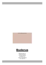 Preview for 20 page of Buderus Logalux ST1000/3 US Installation And Maintenance Instructions Manual