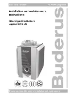 Preview for 1 page of Buderus Logano G215 US Installation And Maintenance Instructions Manual