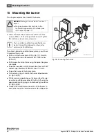 Предварительный просмотр 42 страницы Buderus Logano G615 Installation And Service Instructions Manual