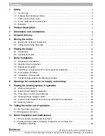 Предварительный просмотр 2 страницы Buderus Logano GA124 Installation And Maintenance Instructions Manual