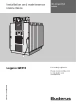 Buderus Logano GE515 Installation And Maintenance Instructions Manual предпросмотр