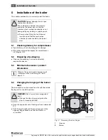 Предварительный просмотр 14 страницы Buderus Logano plus SB615 Gas Installation And Maintenance Instructions Manual