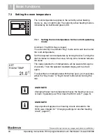 Preview for 24 page of Buderus RC30 Operating Instructions Manual