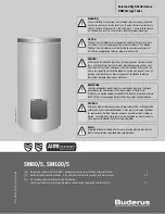 Buderus SM100/5 Installation And Service Instructions Manual preview