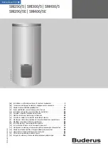 Buderus SM290/5 Installation And Maintenance Instructions Manual предпросмотр