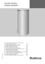 Buderus SU120/5 Installation And Maintenance Instructions Manual preview