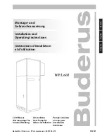 Buderus WPL 60I Installation And Operating Instructions Manual preview