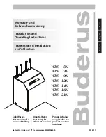 Buderus WPS 120I Installation And Operating Instructions Manual preview