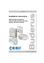 Preview for 1 page of Buderus xM10 Series Installation Instructions Manual