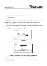 Предварительный просмотр 86 страницы Bueno Electric BEPR- 554U Operation Manual