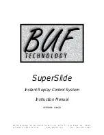 BUF SuperSlide Instruction Manual preview